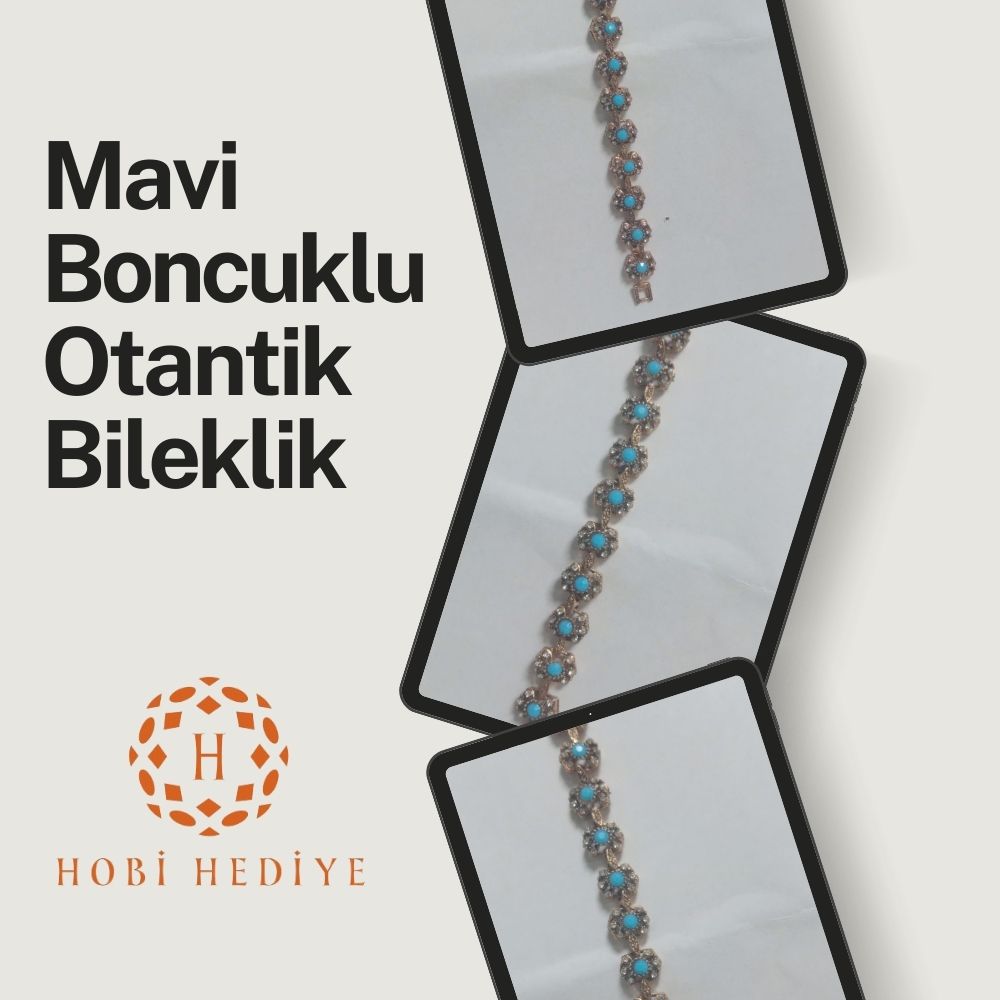 Mavi Boncuklu Genç Bileklik